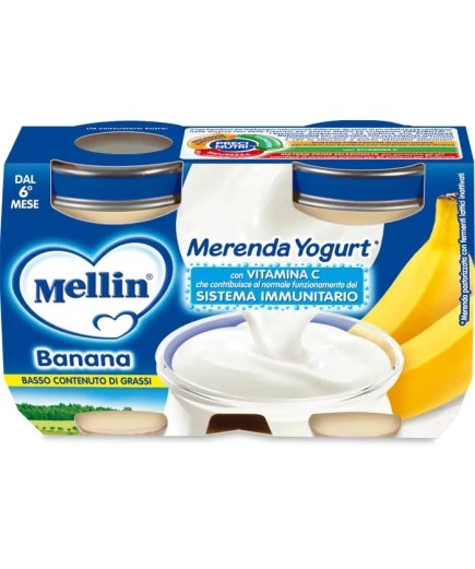 MELLIN MERENDA YOGURT BANANA 2X120G