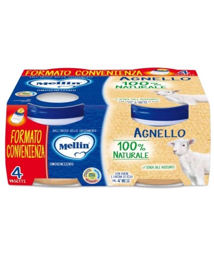 MELLIN OMOG AGNELLO 4X80G