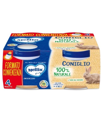 MELLIN OMOG CONIGLIO 4X80G