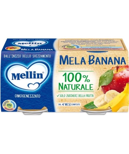 MELLIN OMOG MELA BANANA 2X100G