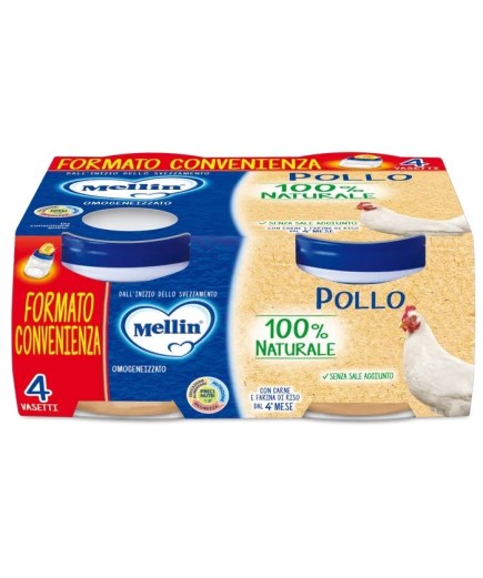 MELLIN OMOG POLLO 4X80G