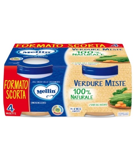 MELLIN OMOG VERDURE 4X80G