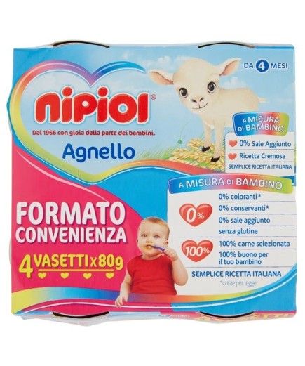 NIPIOL OMOG AGNELLO 4X80G