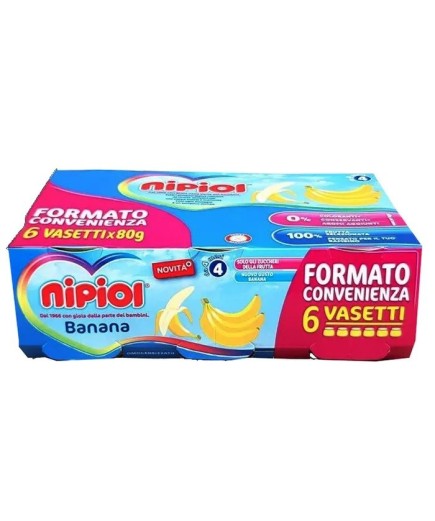 NIPIOL OMOG BANANA 6X80G