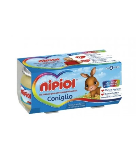 NIPIOL OMOG CONIGLIO 120GX2PZ