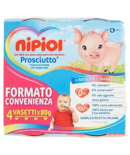 NIPIOL OMOG PROSCIUTTO 4X80G