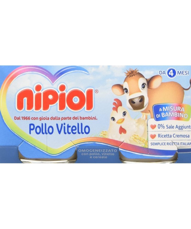 NIPIOL OMOGENEIZZATO POLLO 2X80 GR