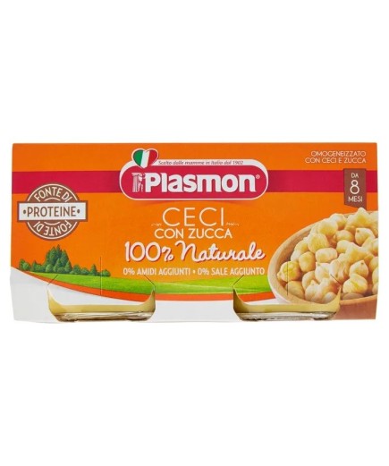 PLASMON OMOG CECI/ZUCCA 2X80G