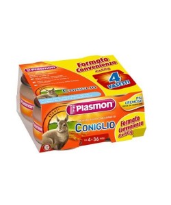 PLASMON OMOG CONIGLIO 4X80G