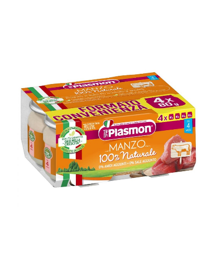 PLASMON OMOG MANZO 4X80G