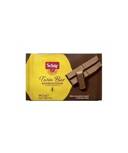 SCHAR TWIN WAFER CIOCCOLATO LATTE 3 BARRETTE