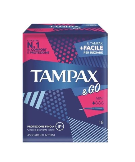 TAMPAX&GO MINI 18PZ