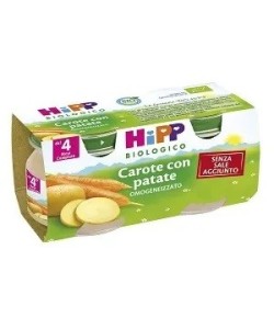 HIPP BIO OMOGENEIZZATO CAROTE E PATATE 2X80G