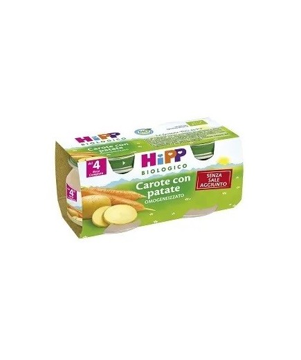 HIPP BIO OMOGENEIZZATO CAROTE E PATATE 2X80G