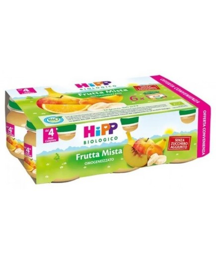 HIPP BIO OMOGENEIZZATO FRUTTA MISTA 6X80G