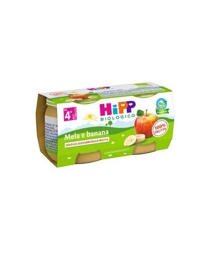 HIPP BIO OMOGENEIZZATO MELA BANANA 2X80G