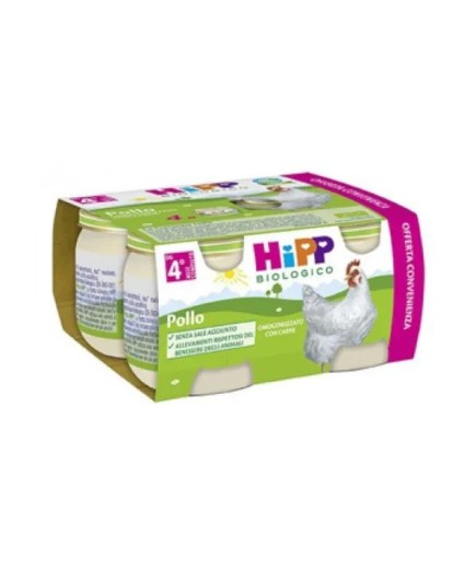 HIPP BIO OMOGENEIZZATO POLLO 4X80G