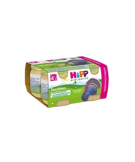 HIPP BIO OMOGENEIZZATO TACCHINO 4X80G