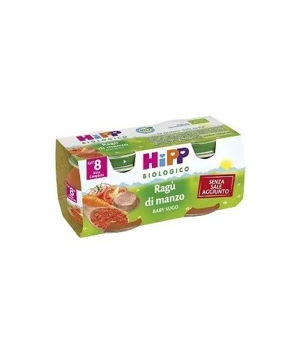 HIPP BIO SUGO RAGU MANZO 2X80G