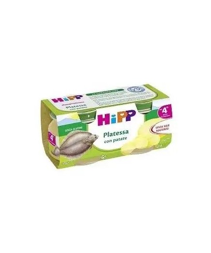 HIPP OMOGENEIZZATO PLATESSA 2X80G