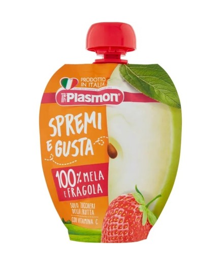 PLASMON SPREMI E GUSTA MELA/FRAGOLA 100ML