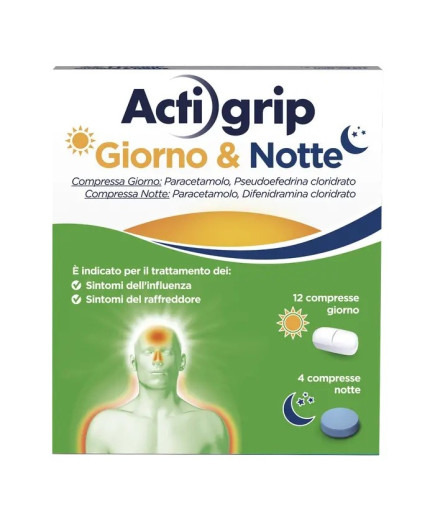 ACTIGRIP GIORNO&NOTTE*12+4CPR