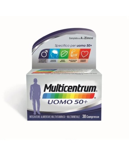 MULTICENTRUM UOMO 50+ 30 COMPRESSE