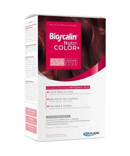 BIOSCALIN NUTRICOLOR PLUS 5,54 CASTANO ROSSO RAME