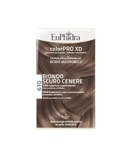 EUPHIDRA COLORPRO XD610 BION SCURO CENERE