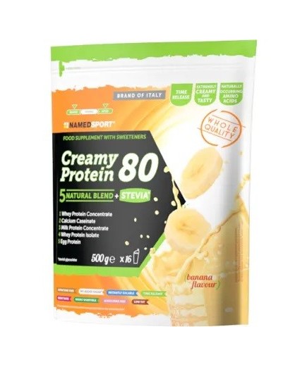 NAMED SPORT CREAMY PROTEIN 80 BANANA 500G