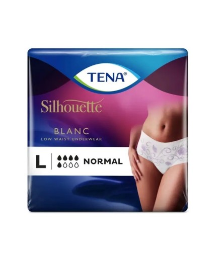 TENA SILHOUETTE BLANC L 10PZ