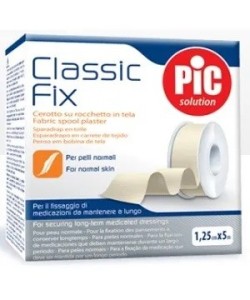 Pic Classic Fix Cerotto Rocchetto Tela Bianco 1,25cm x 5m