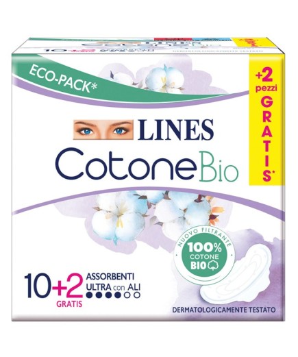 LINES COTONE BIO ULTRA ALI 12 PEZZI