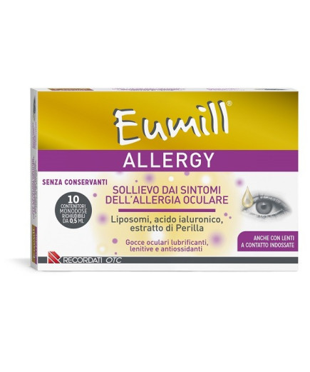 EUMILL ALLERGY GOCCE OCULARI 10 FLACONCINI DA 10 ML