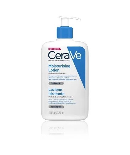 CeraVe Lozione Idratante Corpo Pelle Da Secca A Molto Secca 236 ml