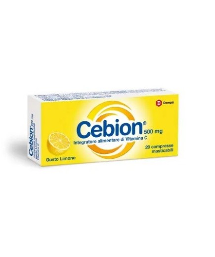 Cebion Masticabile Limone Vitamina C 20 Compresse