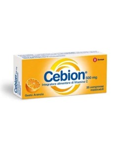 Cebion Vitamina C Masticabile 500mg Arancia 20 Compresse