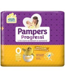 Pampers Progressi Micro Pannolini 24 pezzi