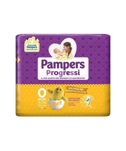 Pampers Progressi Micro Pannolini 24 pezzi