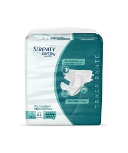 Serenity Soft Dry Sensitive Pannolone Mutandina Super Taglia XL 15 Pezzi