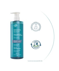 Ducray Keracnyl Gel Detergente Pelle Grassa 400ml