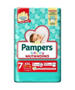 Pampers baby dry pannolino mutandino XXL small pack 13 pezzi