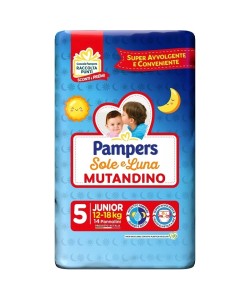 Pampers Sole Luna Mutandino...