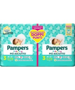 Pampers baby dry pannolino...