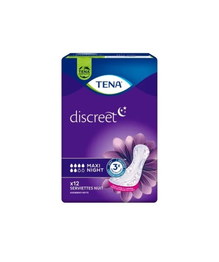 TENA DISCREET MAXI NIGHT 12PZ