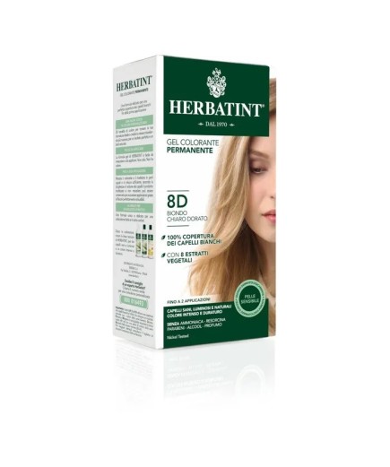 HERBATINT 8D BIONDO CHIARO DORATO 150ML